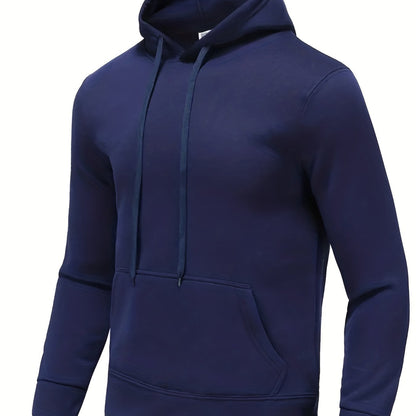 fachgo | Men's Solid Color Hoodies, Casual Loose Fit Drawstring Hooded Sweatshirt With Pocket Best Sellers