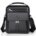 WEIXIER Men's Vintage Business Crossbody Messenger Bag Black