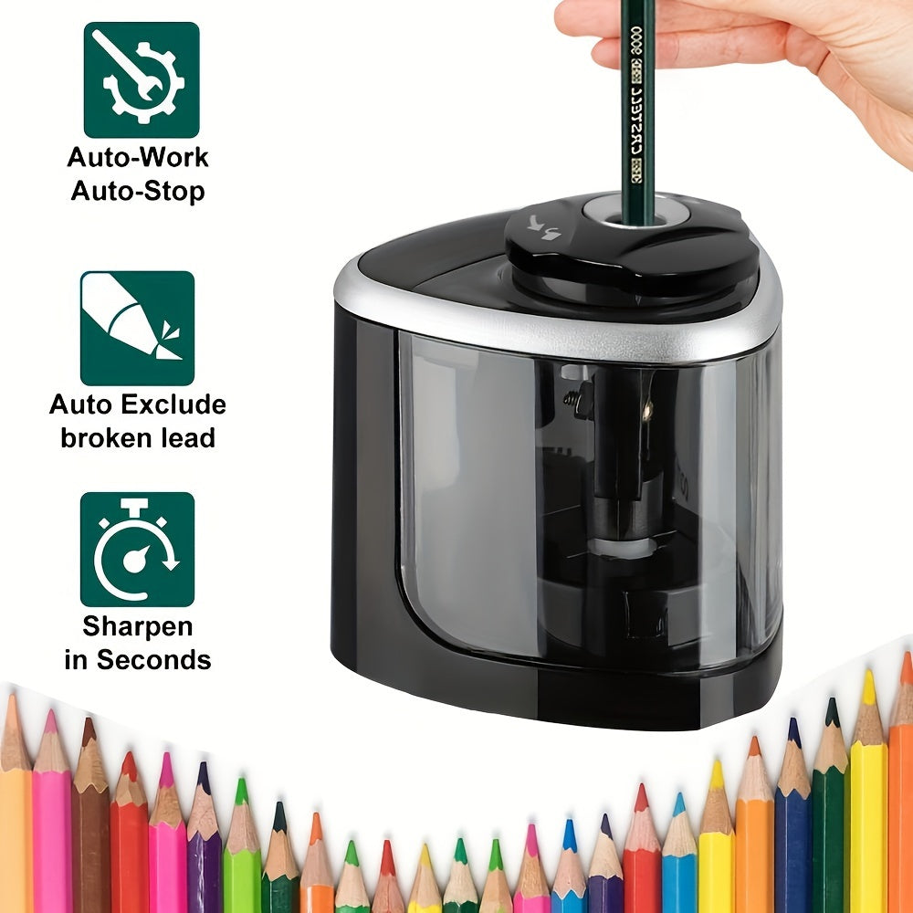 fachgo | Electric Pencil Sharpener Desktop Automatic Office Stationery