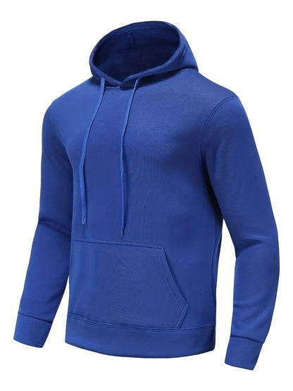 fachgo | Men's Solid Color Hoodies, Casual Loose Fit Drawstring Hooded Sweatshirt With Pocket Best Sellers