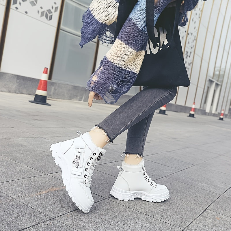 fachgo | Women’s Fleece-Lined Winter Ankle Boots