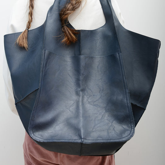 fachgo | MAJUE Large Vintage Beach Tote Bag with ic Closure - Heavy-Duty Capacity for Pool, Travel, Shopping & - Fixed Shoulder Strap Handbag, Elegant Solid (Available in) - Easy-Care Handbags