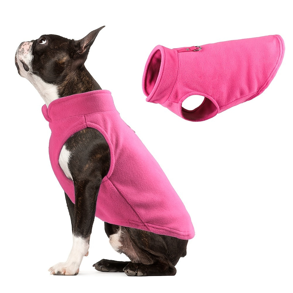 fachgo | Winter Soft Fleece Pet Dog Clothes Puppy Clothing French Bulldog Coat Pug Costumes Jacket For Small