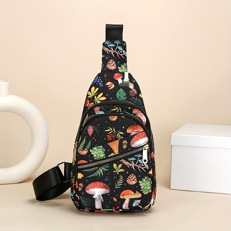 fachgo | Women’s Large Capacity Chest Crossbody Bag