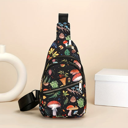 fachgo | Women’s Large Capacity Chest Crossbody Bag