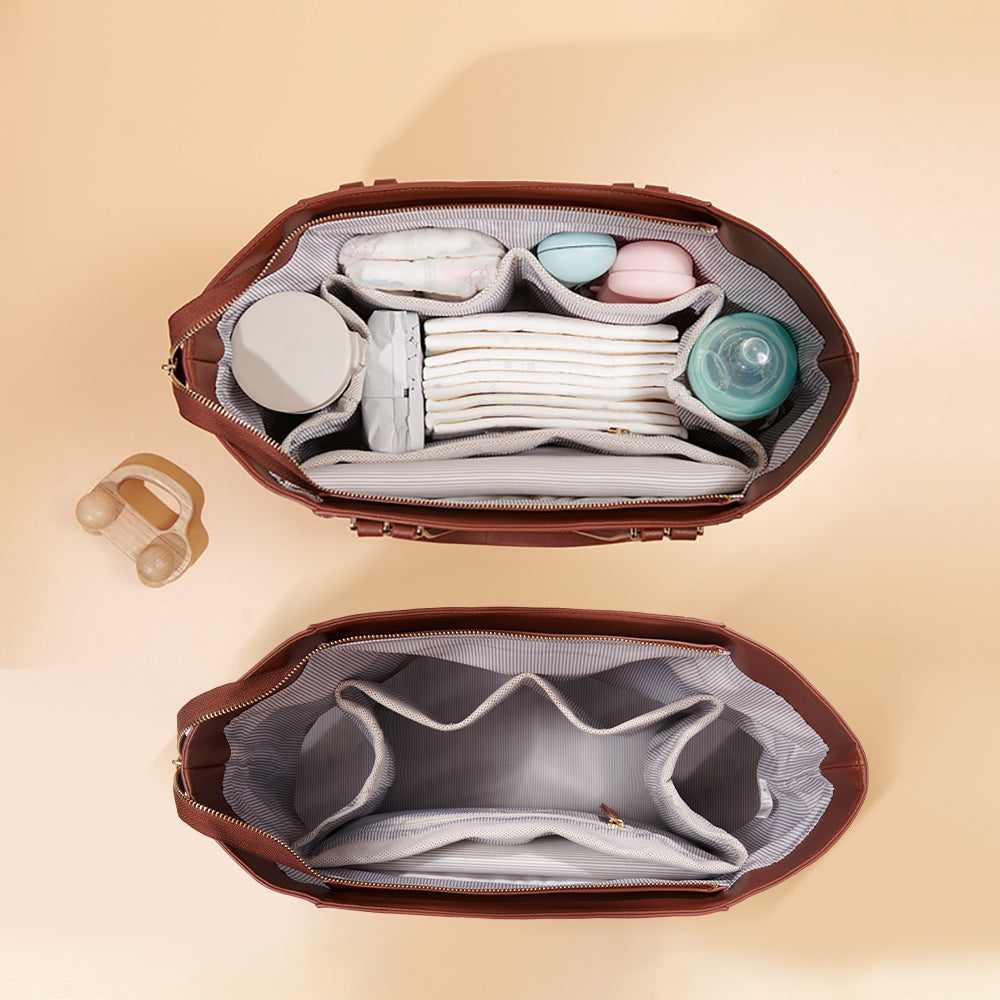 fachgo | Canvas Tote Diaper Bag
