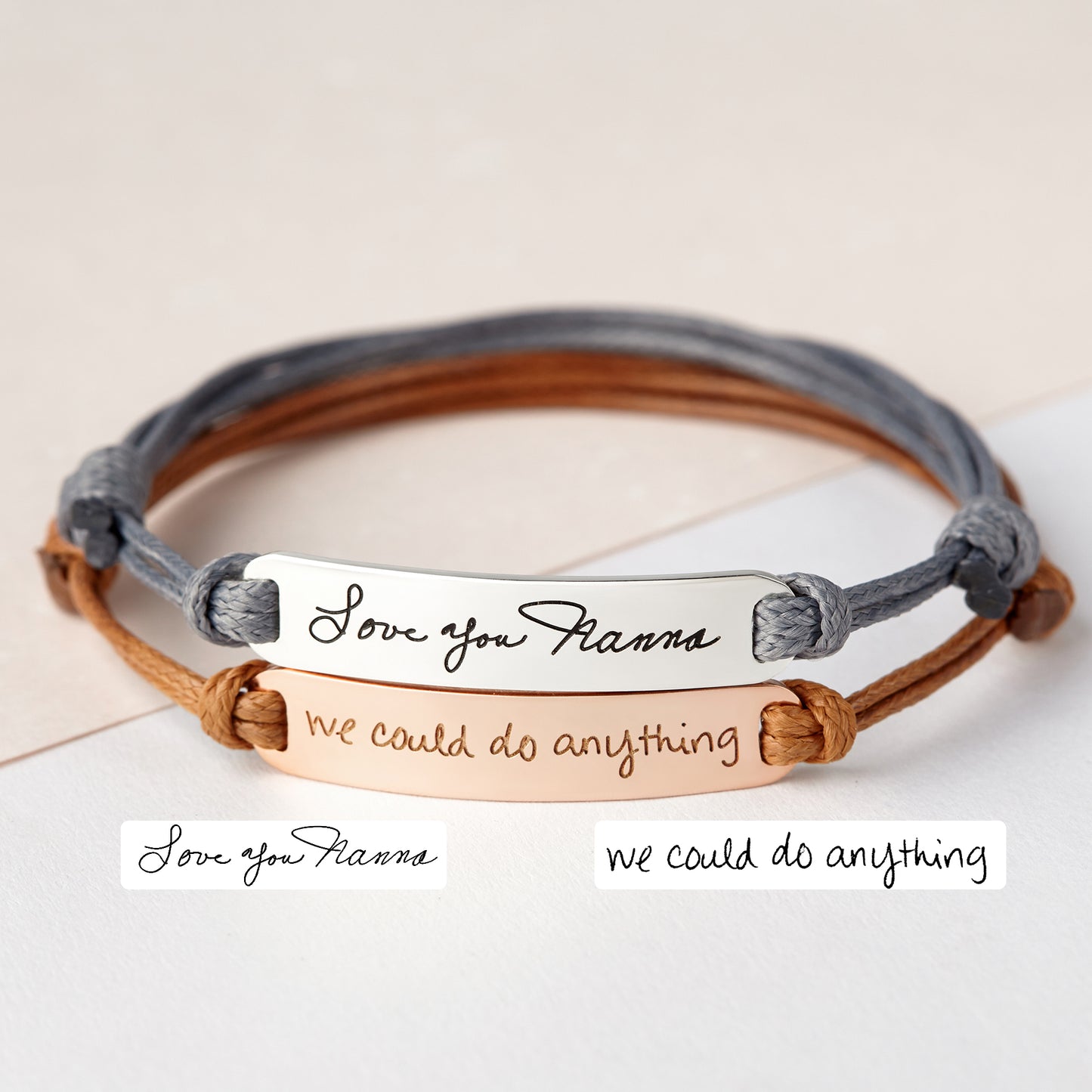 fachgo | Personalized Handwriting Bracelet Handwritten Signature Jewelry