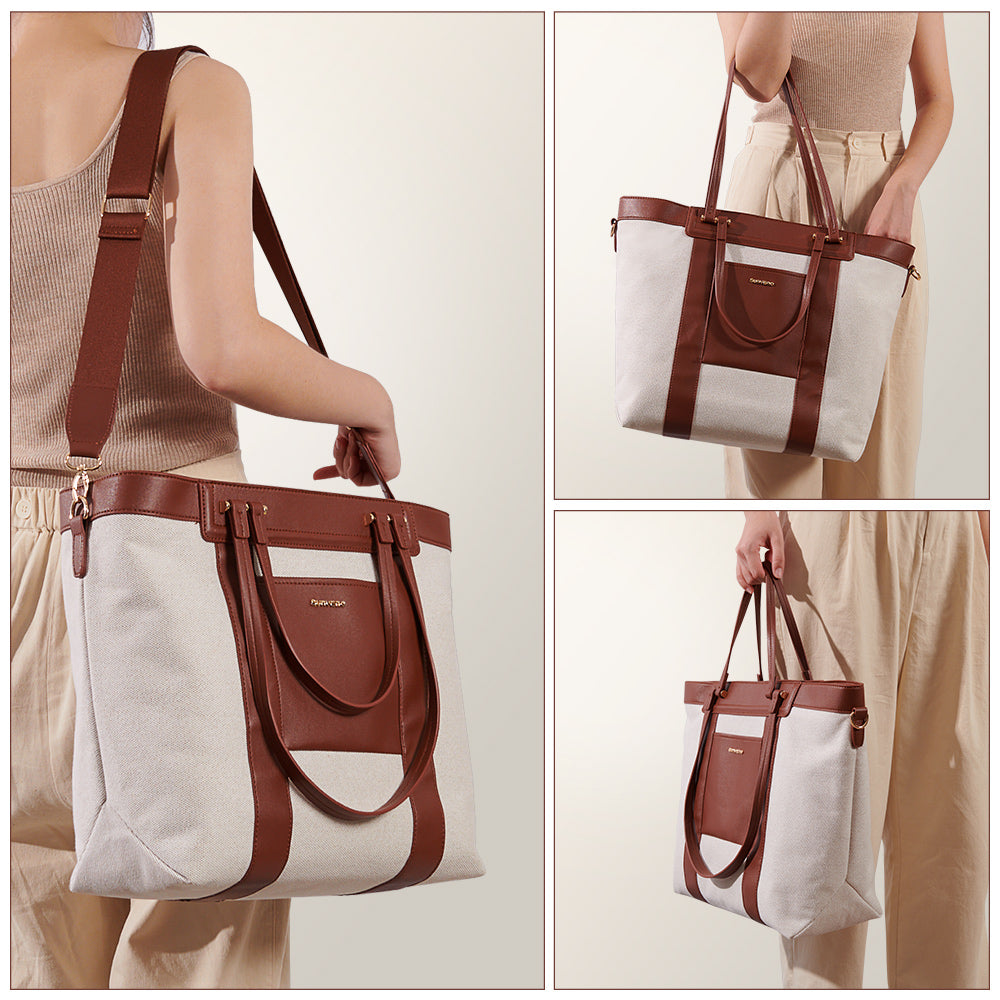 fachgo | Canvas Tote Diaper Bag