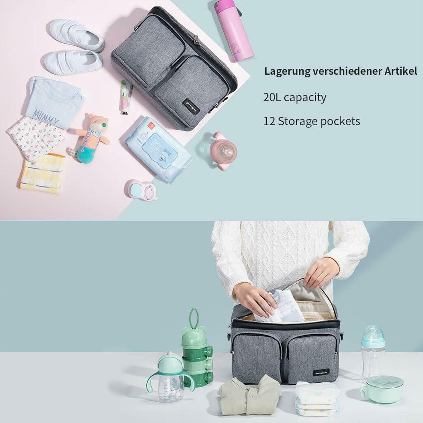fachgo | Stroller Organizer Caddy Bag