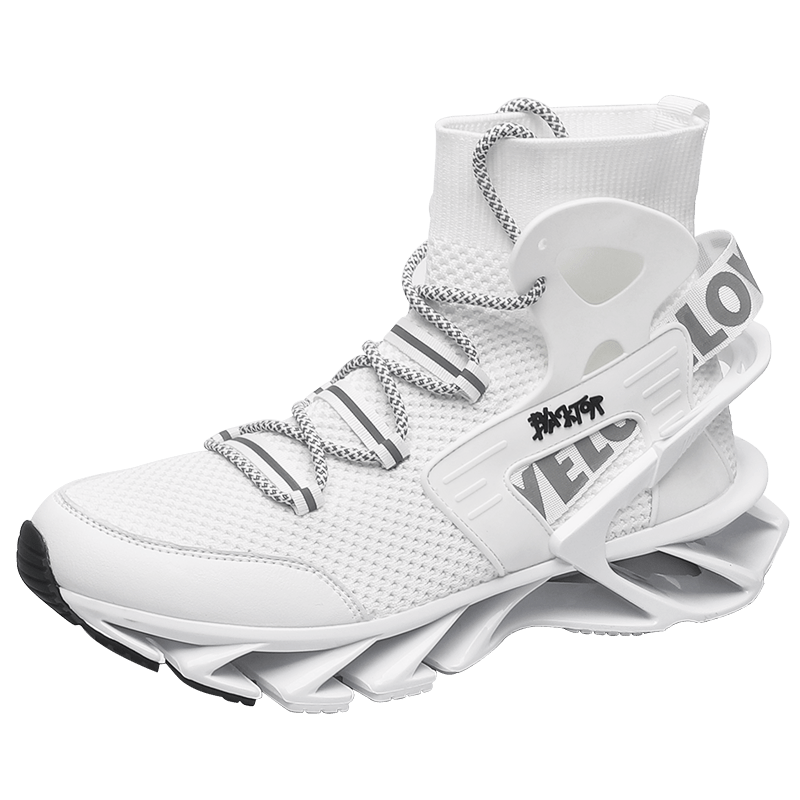 fachgo | Men's Blade Type Shoes, Breathable Shock Absorption High Top Running Shoes Lightweight Non-Slip Shoes For Jogging Tennis Gym, Casual Walking Sneakers, Athletic Shoes, Men's Shoes