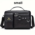 WEIXIER Men's Business Crossbody Messenger Bag with Strap