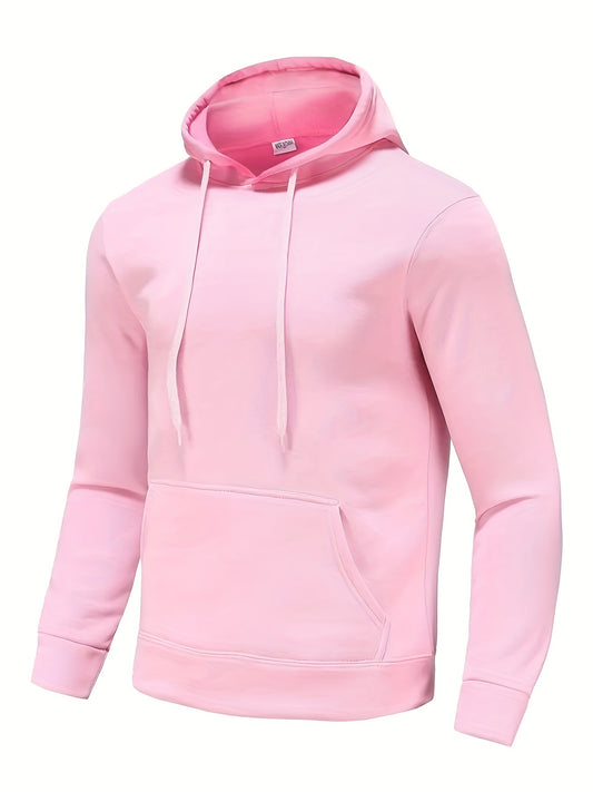 fachgo | Men's Solid Color Hoodies, Casual Loose Fit Drawstring Hooded Sweatshirt With Pocket Best Sellers