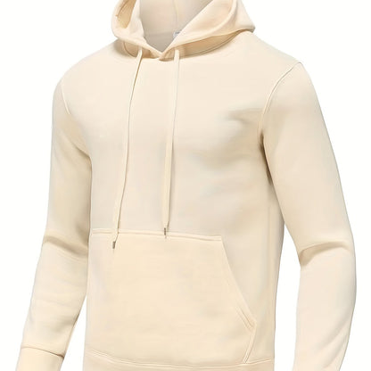 fachgo | Men's Solid Color Hoodies, Casual Loose Fit Drawstring Hooded Sweatshirt With Pocket Best Sellers