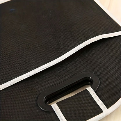 fachgo | Car Trunk Cargo Storage Bag, Foldable Black Storage Box For Car And Trunk