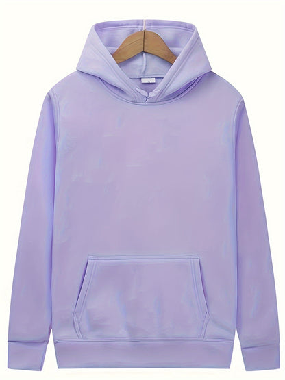 fachgo | Men's Solid Color Hoodies, Casual Loose Fit Drawstring Hooded Sweatshirt With Pocket Best Sellers