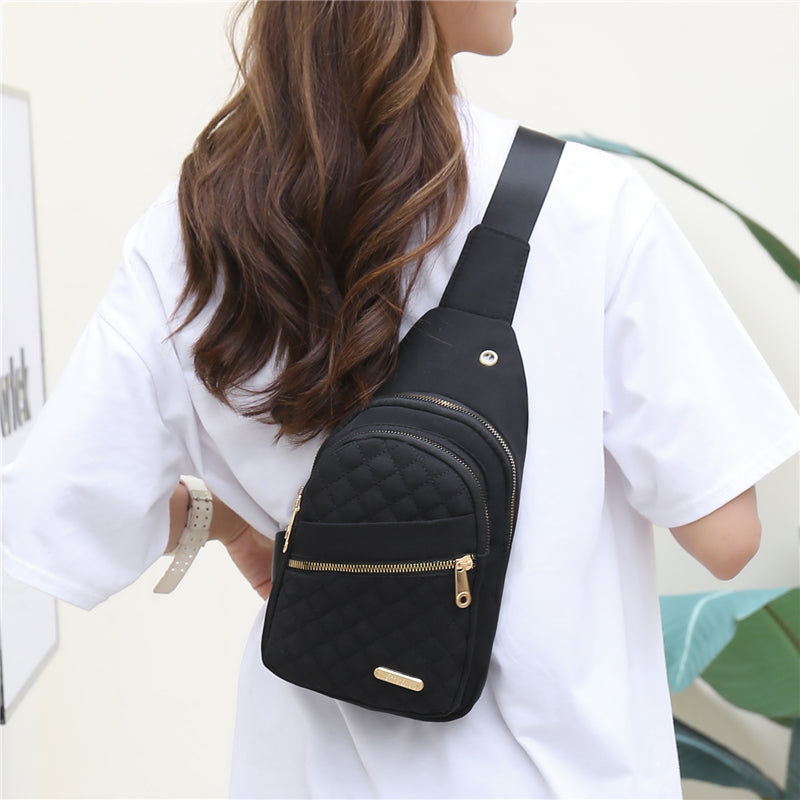 fachgo | Women’s Large Capacity Chest Crossbody Bag