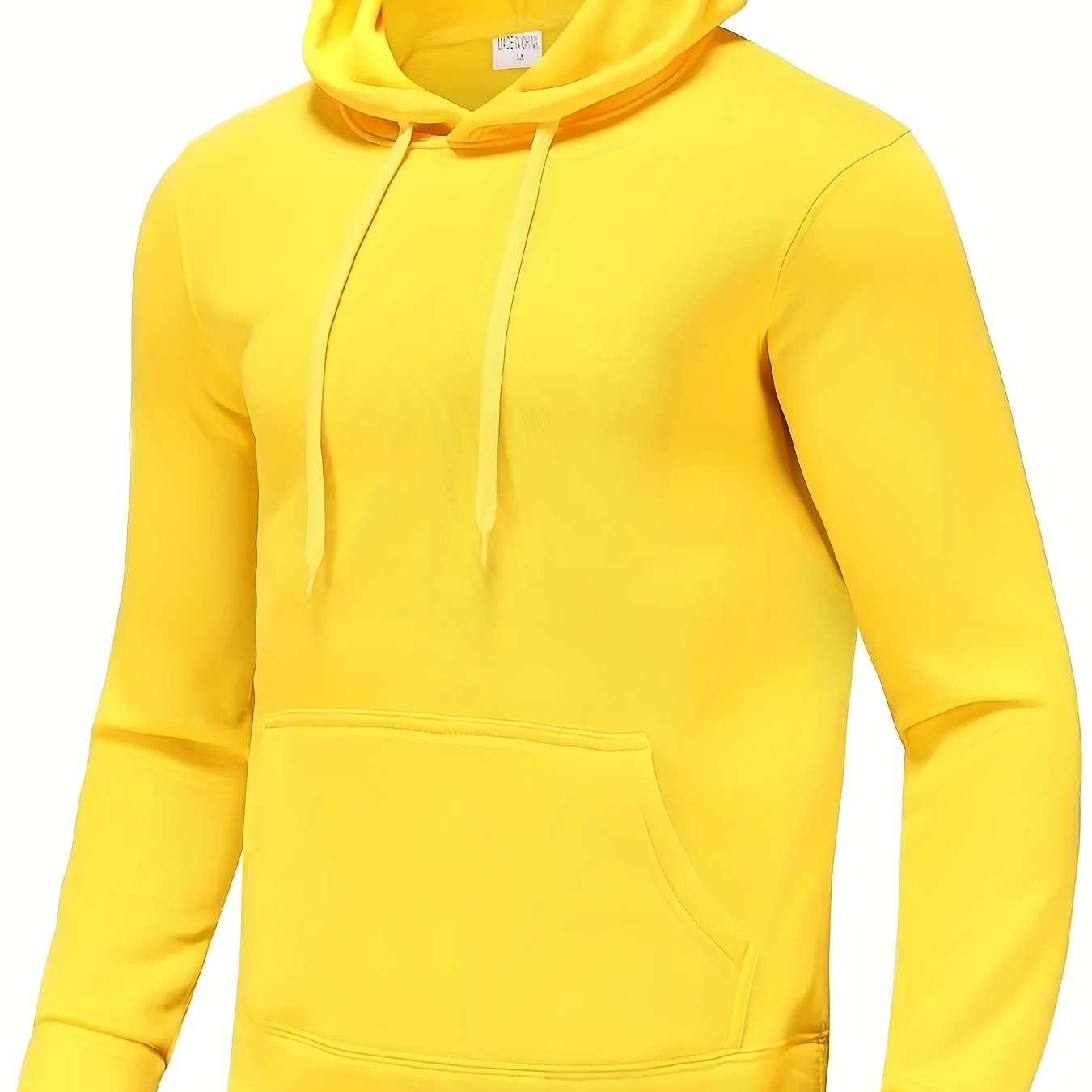 fachgo | Men's Solid Color Hoodies, Casual Loose Fit Drawstring Hooded Sweatshirt With Pocket Best Sellers