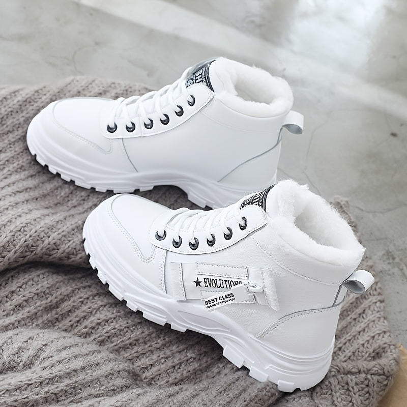fachgo | Women’s Fleece-Lined Winter Ankle Boots
