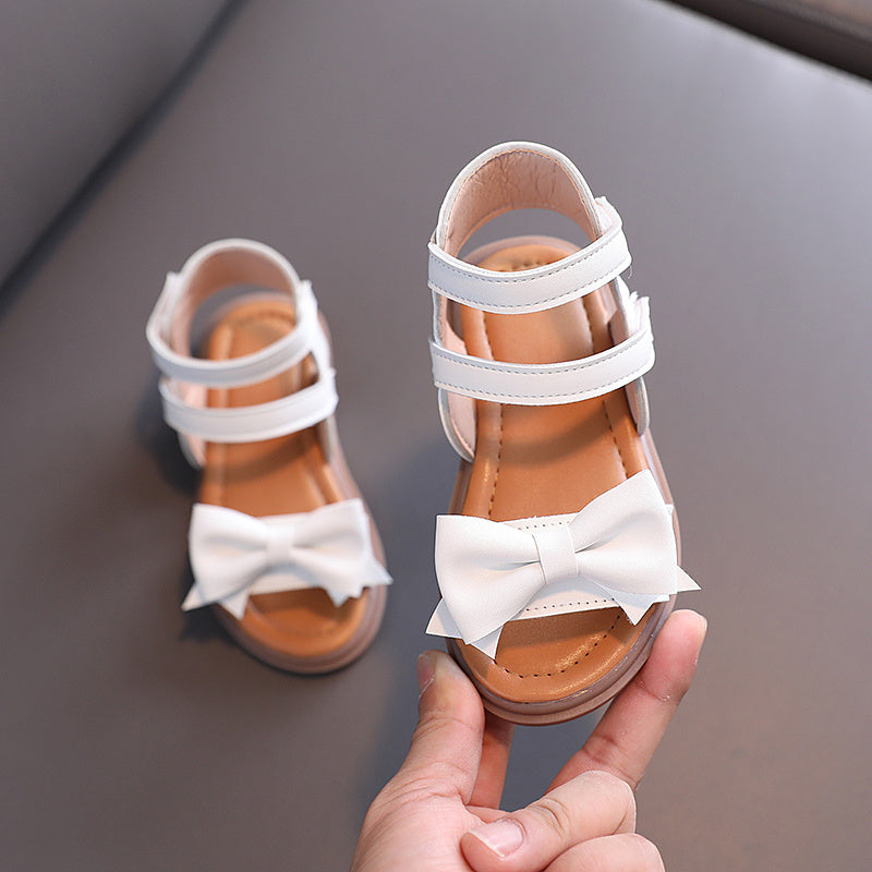 fachgo | Girls' Sandals 2022 Summer New Arrival Baby Kids Princess Shoes Korean Version Soft Sole Girls' Shoes Little Girl Beach Shoes