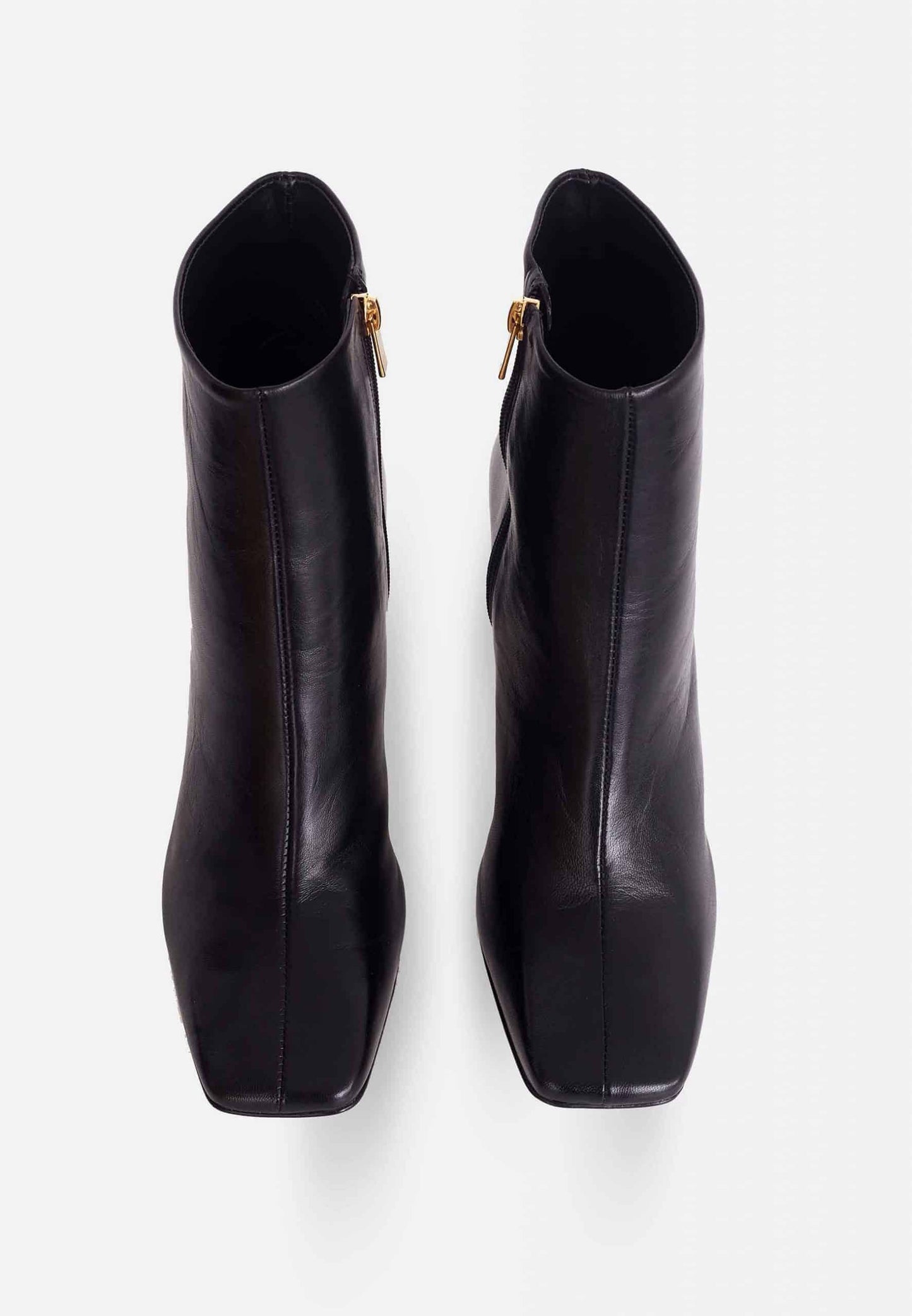fachgo | Green Goat Leather Senna Boots – 7.6 cm Block Heel