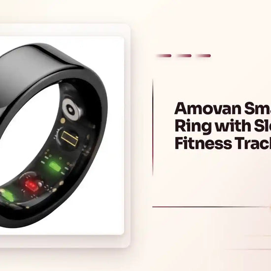 Amovan Smart Health Ring with Sleep and Fitness Tracking by@Outfy