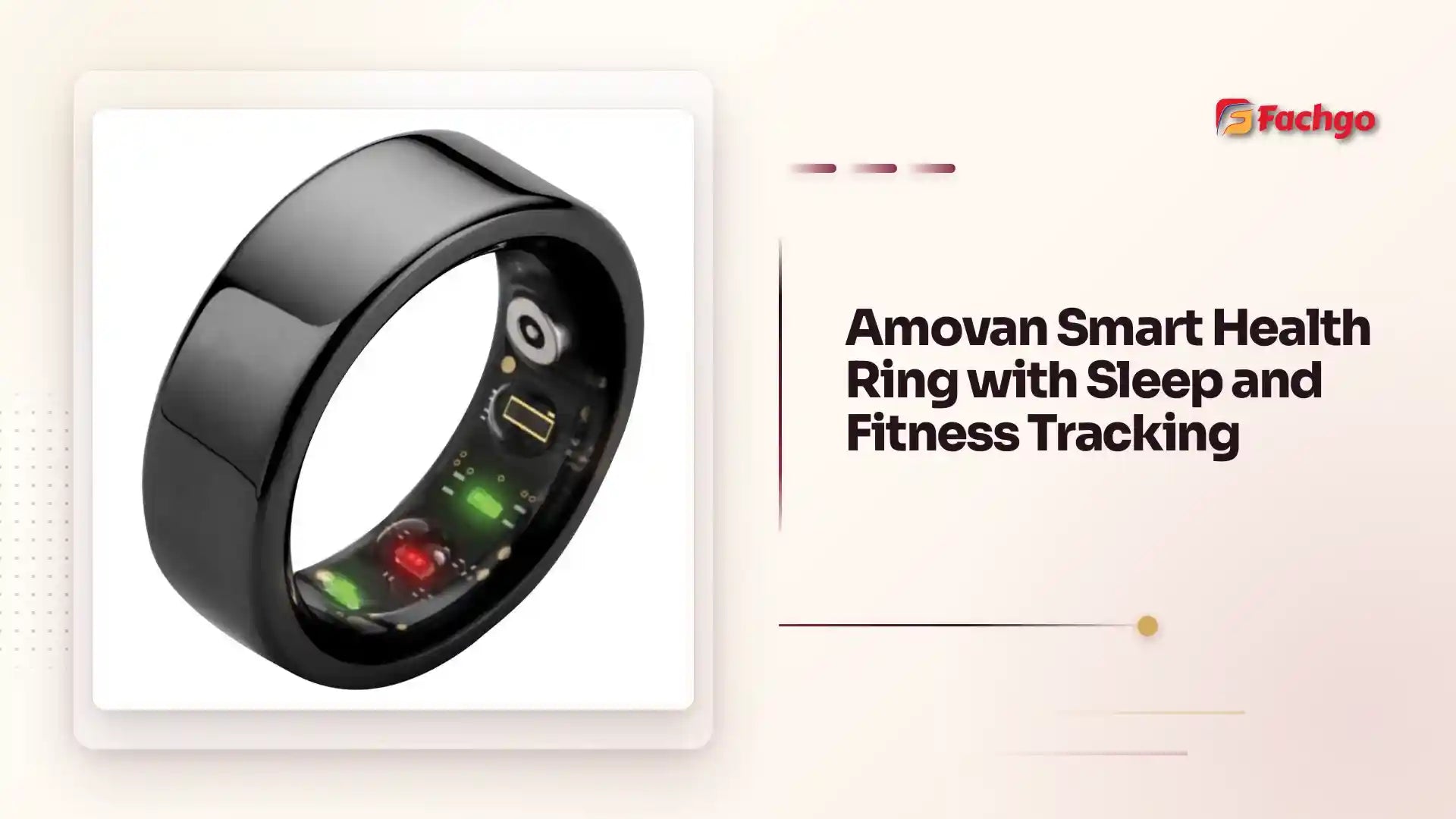 Amovan Smart Health Ring with Sleep and Fitness Tracking by@Outfy