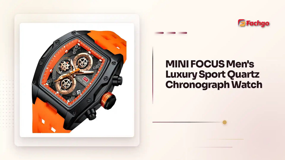 MINI FOCUS Men's Luxury Sport Quartz Chronograph Watch by@Outfy