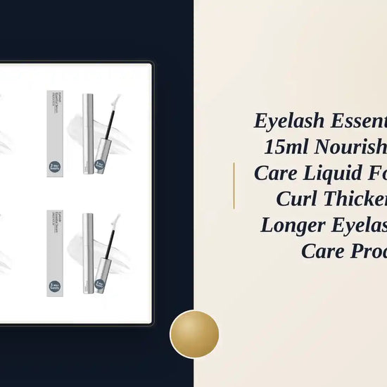 Eyelash Essential Serum 15ml Nourishing Lash Care Liquid for Natural Curl Thicker Fuller Longer Eyelashes Lash Care Products by@Outfy
