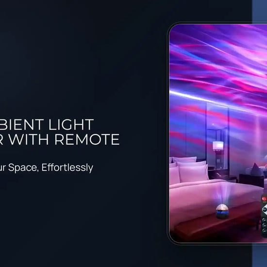 LED Ambient Light Projector with Remote by@Outfy