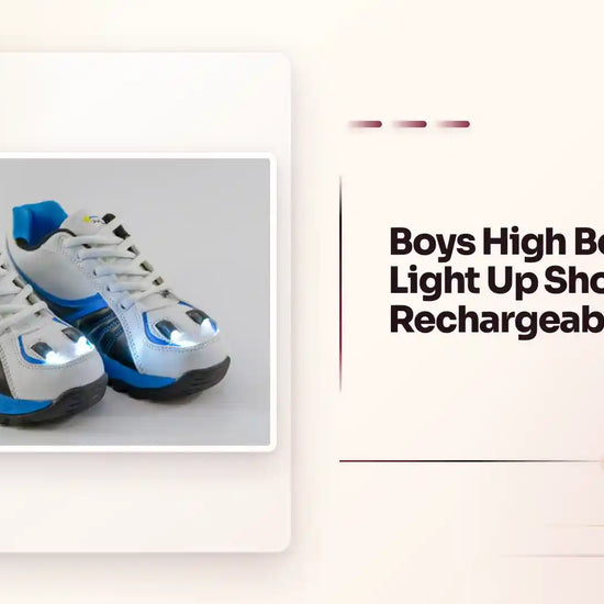 Boys High Beam Ripper Light Up Shoes Rechargeable LED by@Outfy