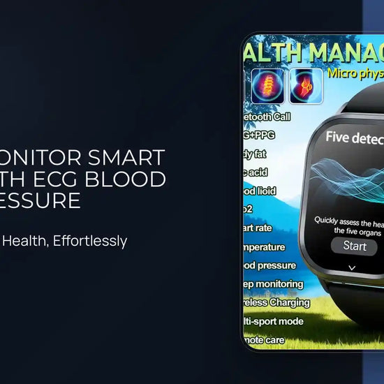 Health Monitor Smart Watch with ECG Blood Pressure by@Outfy