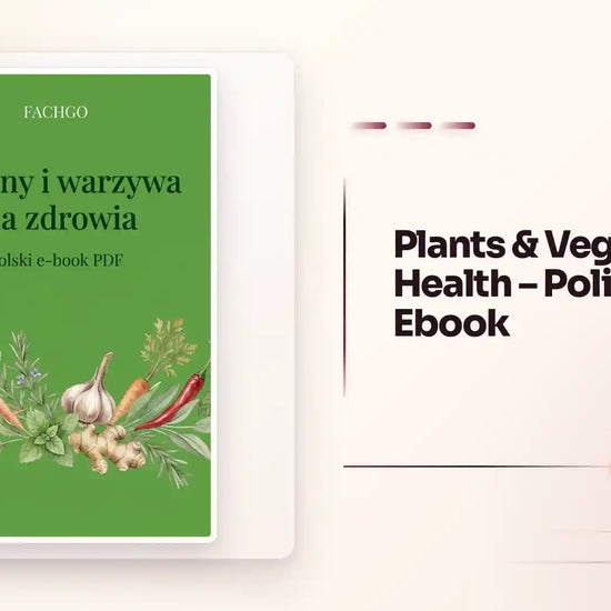 Plants &amp; Vegetables for Health &ndash; Polish PDF Ebook by@Outfy
