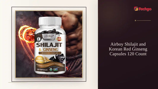 Airboy Shilajit and Korean Red Ginseng Capsules 120 Count by@Outfy