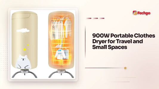900W Portable Clothes Dryer for Travel and Small Spaces by@Outfy