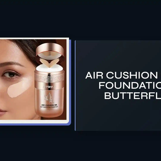 Air Cushion BB Cream Foundation with Butterfly Puff by@Outfy