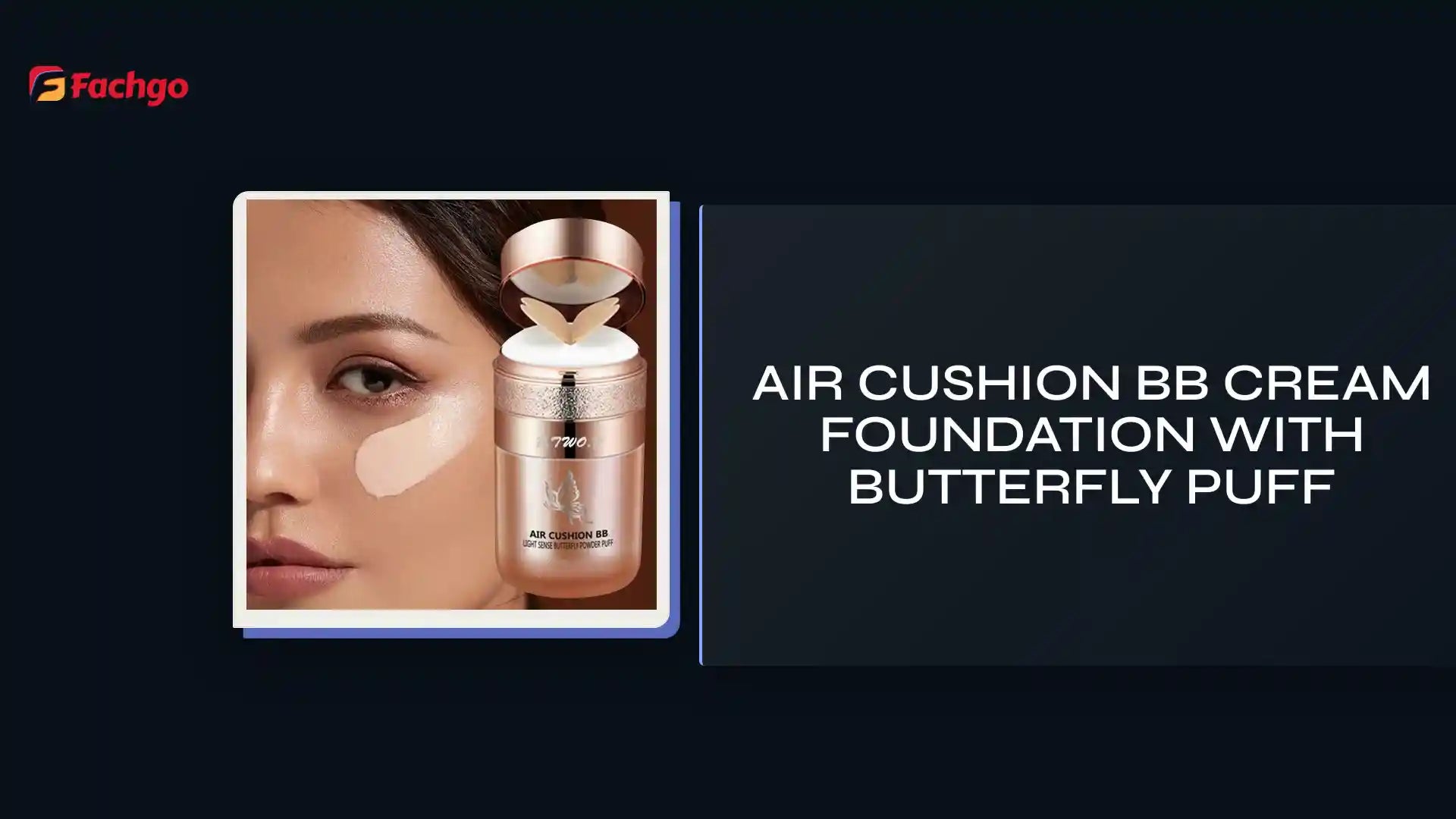 Air Cushion BB Cream Foundation with Butterfly Puff by@Outfy