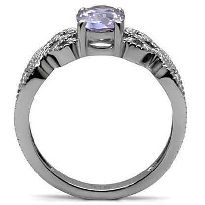 fachgo | TK079 - High polished (no plating) Stainless Steel Ring with AAA Grade